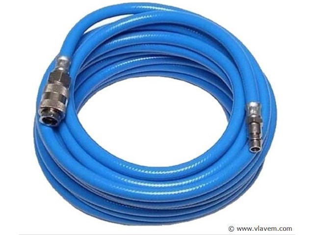 Luchtslang 10 meter 1/4 aansluiting max 20 bar - afbeelding 2 van  2