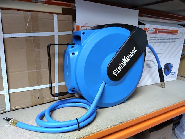 Luchtslanghaspel 15 meter, 20 bar - afbeelding 1 van  8