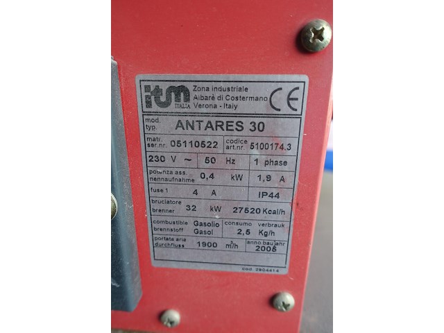 Luchtverhitter antares - afbeelding 5 van  5