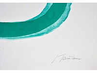 Lucio fontana - concetto spaziale - kleurenaquatint - afbeelding 3 van  6