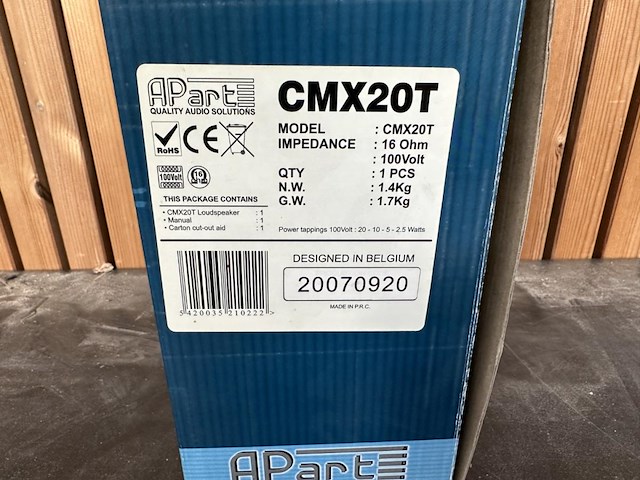 Luidspreker apart cmx20t - afbeelding 2 van  2