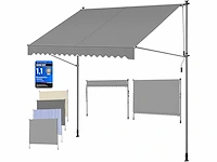 Luifel op standaard, hoogte verstelbaar, 350 x 120 cm - afbeelding 4 van  5