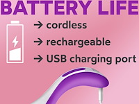 Lulu 8 vibration massager paars - afbeelding 4 van  4