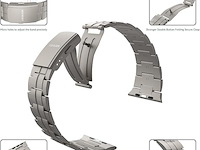 Lululook horlogebandje compatibel met apple watch - afbeelding 2 van  4