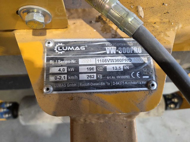 Lumag - 2021 - vw-300pro - grondwals - afbeelding 2 van  5