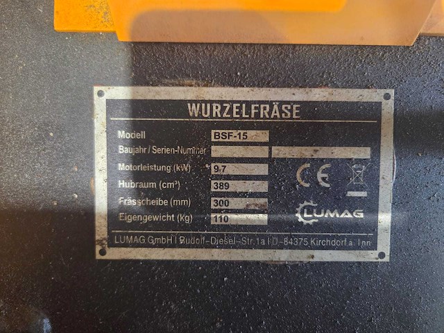 Lumag - bsf-15 - benzine - stronkenfrees - afbeelding 5 van  5