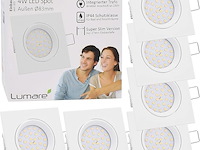 Lumare led inbouwspot (9 stuks) - afbeelding 1 van  1