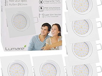 Lumare led inbouwspot (9 stuks) - afbeelding 1 van  1