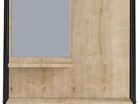 Lumi kapstok | 100% melamine | eiken, zwart - afbeelding 5 van  6