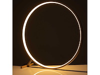 Lumida looks led-vloerlamp, ringontwerp, groot formaat, afstandsbediening, hoogte 80 cm - afbeelding 1 van  6