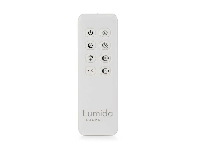 Lumida looks led-vloerlamp, ringontwerp, groot formaat, afstandsbediening, hoogte 80 cm - afbeelding 6 van  6