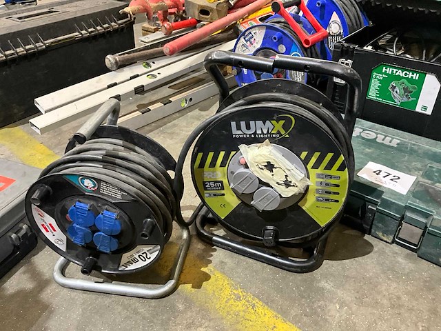 Lumx / brennenstuhl diverse verlengkabelhaspels (2x) - afbeelding 1 van  2