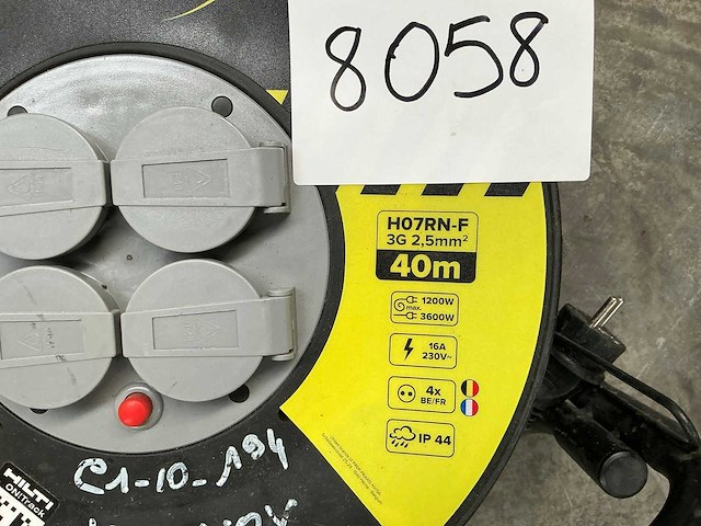 Lumx h07rn-f verlengkabelhaspel - afbeelding 3 van  4