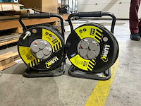 Lumx verlengkabel op haspel (2x) - afbeelding 1 van  3