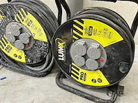 Lumx verlengkabelhaspels en -snoer (3x) - afbeelding 2 van  5