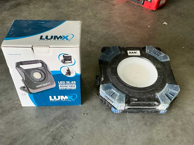 Lumx werflamp (2x) - afbeelding 1 van  6
