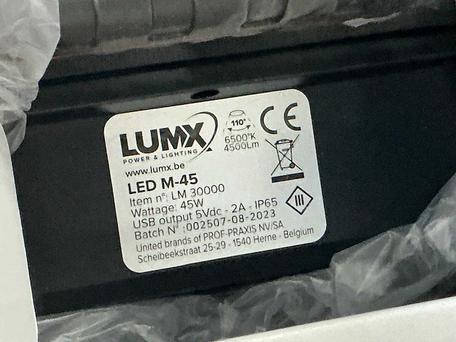 Lumx werflamp (2x) - afbeelding 3 van  6