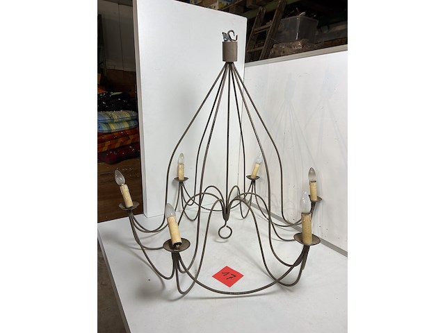 Luster 6 lampen - afbeelding 1 van  1