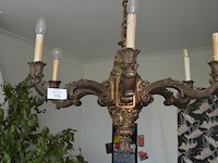 Luster 6 lichtpunten, olielamp - afbeelding 2 van  7