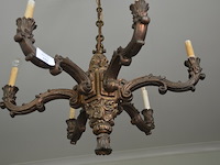 Luster 6 lichtpunten, olielamp - afbeelding 3 van  7