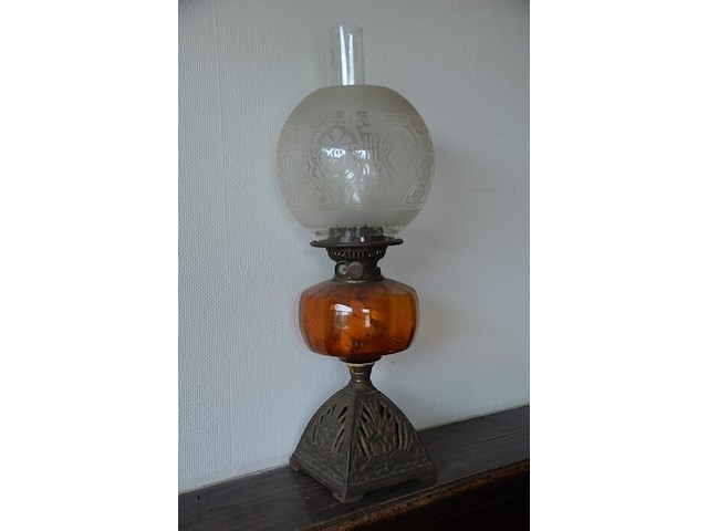 Luster 6 lichtpunten, olielamp - afbeelding 4 van  7