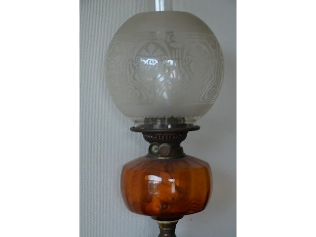 Luster 6 lichtpunten, olielamp - afbeelding 5 van  7