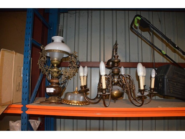 Luster 8 lichtpunten, plafondlamp, tafellamp - afbeelding 1 van  9