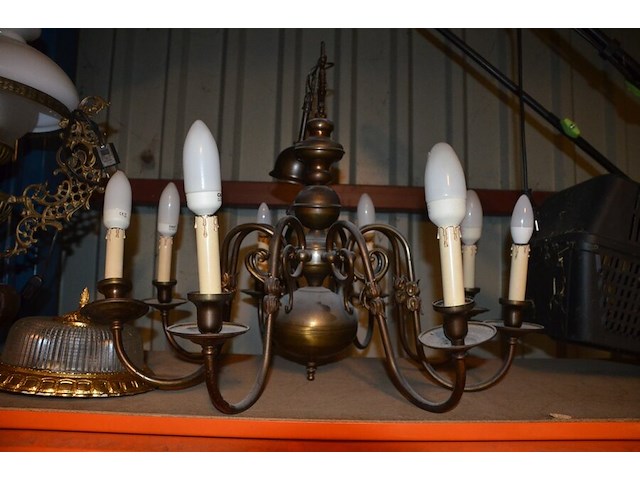 Luster 8 lichtpunten, plafondlamp, tafellamp - afbeelding 7 van  9