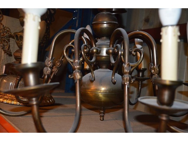 Luster 8 lichtpunten, plafondlamp, tafellamp - afbeelding 8 van  9