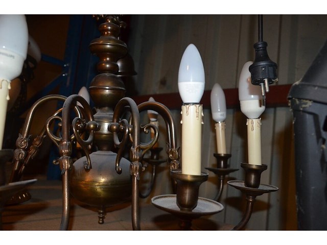 Luster 8 lichtpunten, plafondlamp, tafellamp - afbeelding 9 van  9