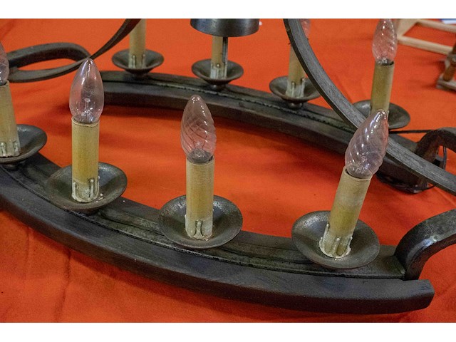 Luster hout- en ijzerwerk - afbeelding 3 van  3