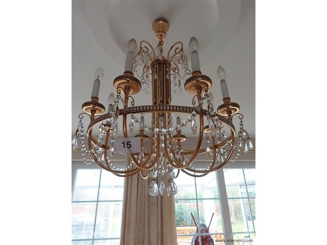 Luster met kristallen - afbeelding 1 van  3