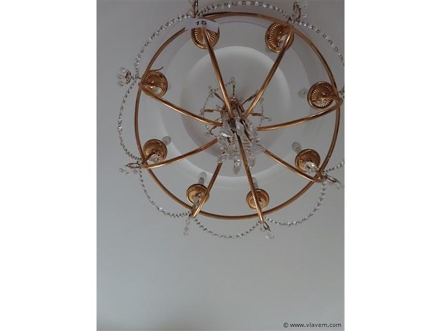 Luster met kristallen - afbeelding 2 van  3