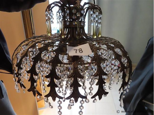 Luster met kristallen - afbeelding 1 van  3