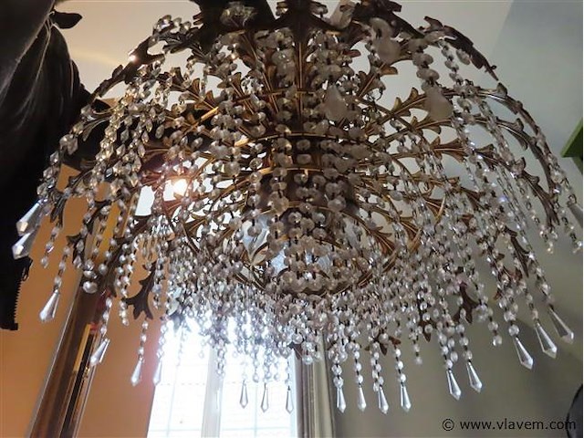 Luster met kristallen - afbeelding 2 van  3