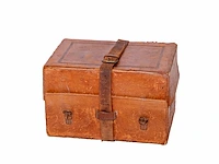 Luxe antieke edelhouten toiletkist / necessaire... - afbeelding 5 van  6