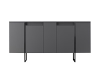 Luxe co console | 100% melamine | antraciet, zwart - afbeelding 7 van  7