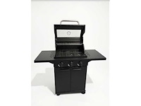 Luxe gas barbecue - 3 brander - glazen deksel - afbeelding 1 van  1