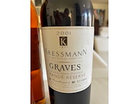 Luxe houten geschenkkist met 3 wijnen kressmann 2001 - afbeelding 4 van  4