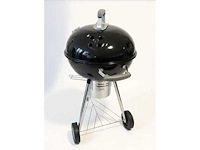 Luxe houtskool barbecue - zwart - rond - afbeelding 1 van  1