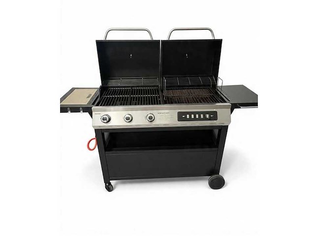 Luxe houtskool en gas barbecue - afbeelding 1 van  1