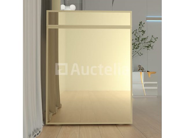 Luxe kaptafel met verlichting - 1500x600x810mm - goudkleurig - incl. krukje - afbeelding 5 van  12