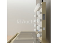 Luxe kaptafel met verlichting - 1500x600x810mm - goudkleurig - incl. krukje - afbeelding 7 van  12