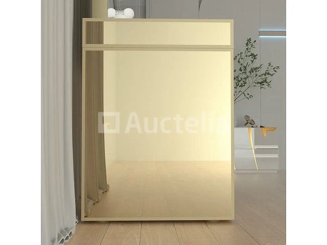 Luxe kaptafel met verlichting - 1500x600x810mm - goudkleurig - incl. krukje - afbeelding 11 van  12