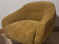 Luxe loungezetel op draaipoot - afbeelding 1 van  1