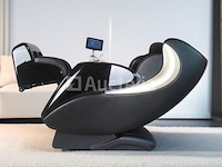 Luxe massagestoel zero gravity - dual-manipulators - zwart/blauw - afbeelding 6 van  15