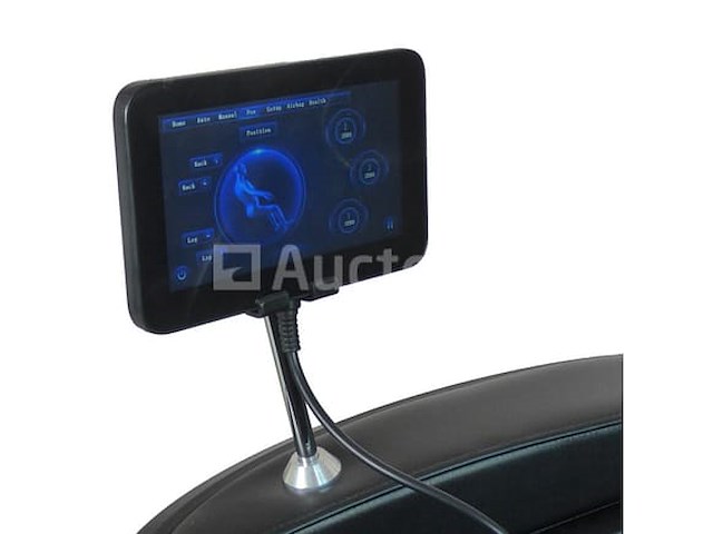 Luxe massagestoel zero gravity - dual-manipulators - zwart/blauw - afbeelding 11 van  15