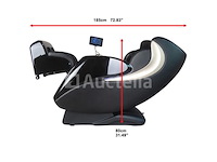 Luxe massagestoel zero gravity - dual-manipulators - zwart/blauw - afbeelding 12 van  15