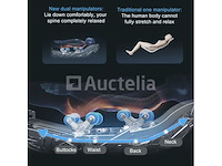 Luxe massagestoel zero gravity - dual-manipulators - zwart/blauw - afbeelding 15 van  15