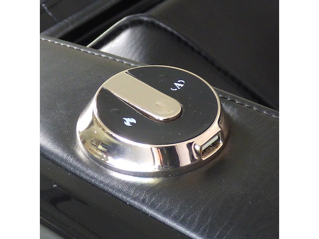 Luxe massagestoel zero gravity - dual-manipulators - zwart/blauw - afbeelding 9 van  15